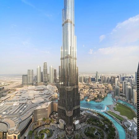 First Class 3Br With Full Burj Khalifa And Fountain View Dubai Luaran gambar
