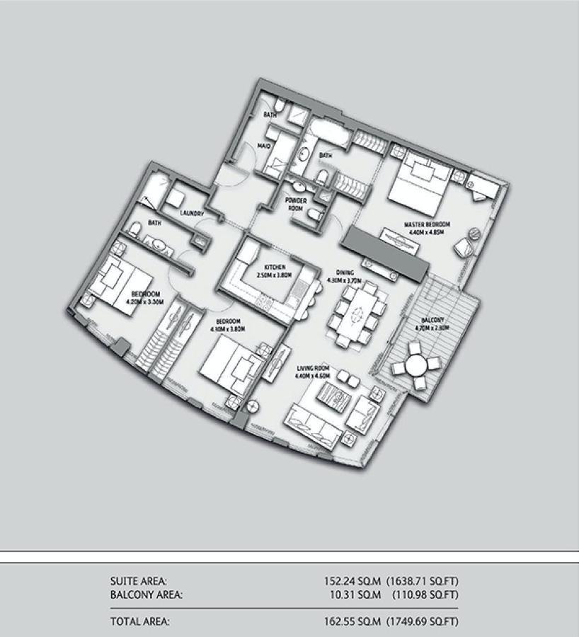 First Class 3Br With Full Burj Khalifa And Fountain View Dubai Luaran gambar
