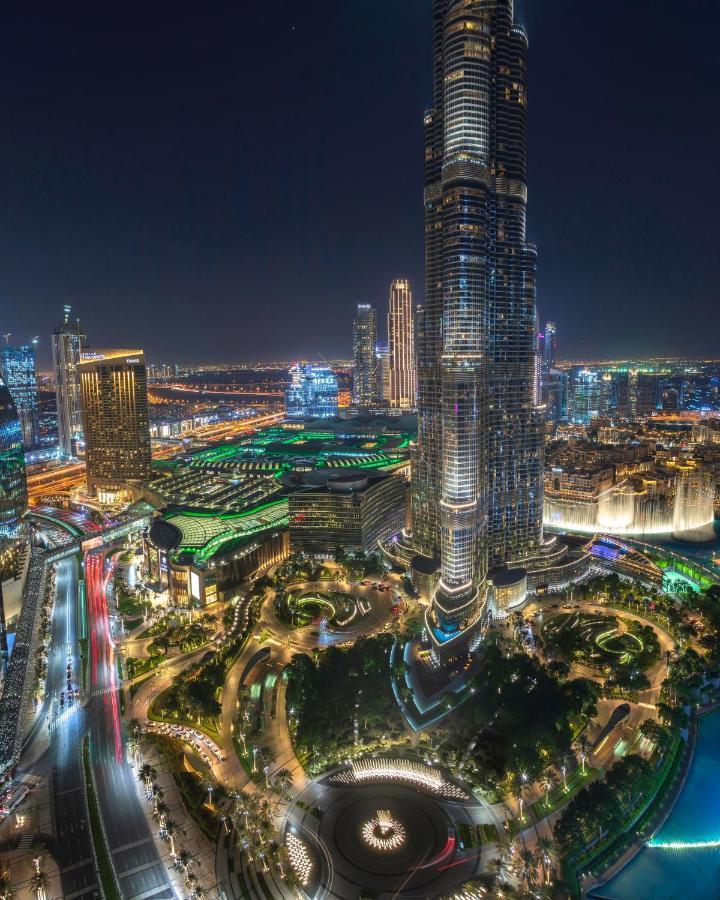 First Class 3Br With Full Burj Khalifa And Fountain View Dubai Luaran gambar