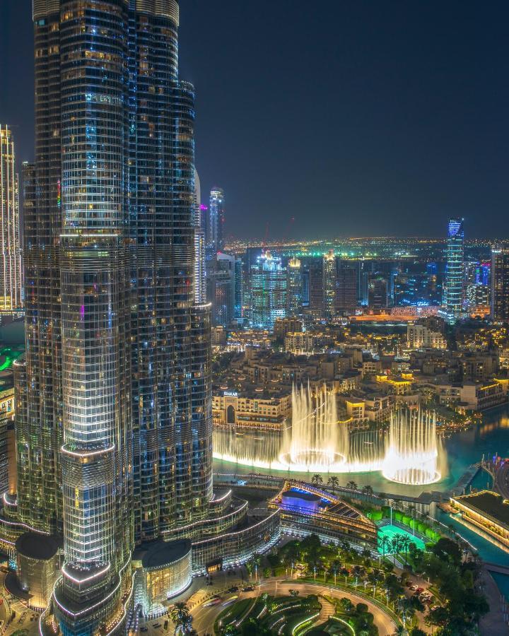 First Class 3Br With Full Burj Khalifa And Fountain View Dubai Luaran gambar