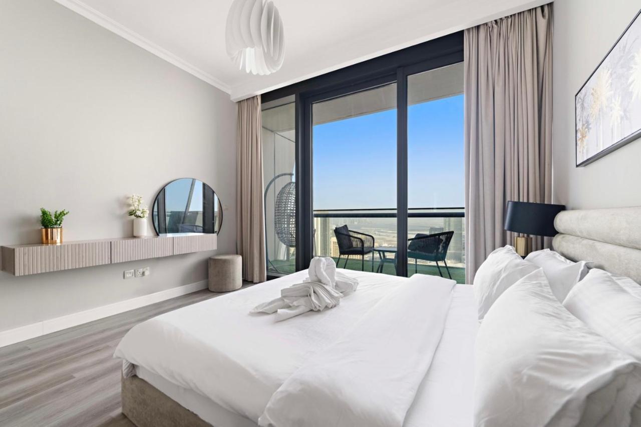 First Class 3Br With Full Burj Khalifa And Fountain View Dubai Luaran gambar