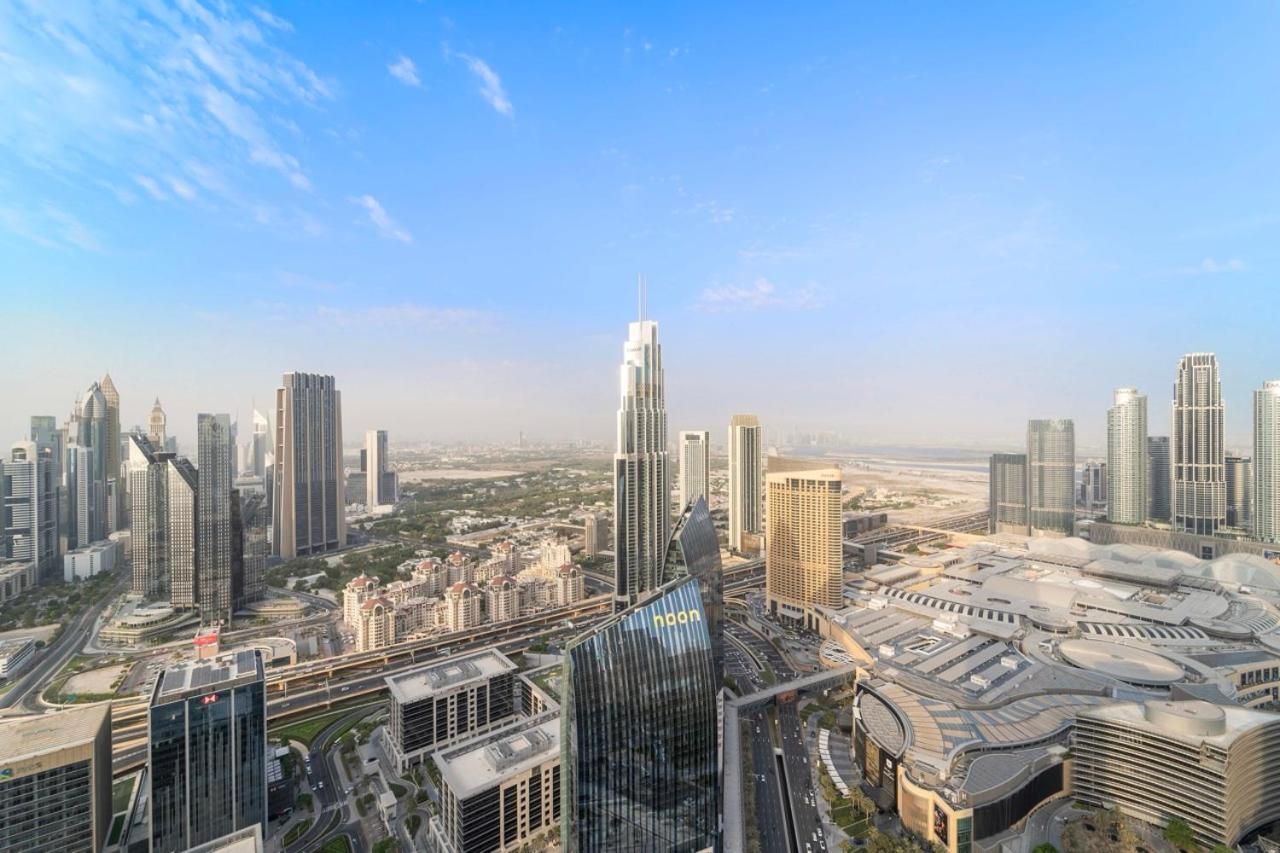 First Class 3Br With Full Burj Khalifa And Fountain View Dubai Luaran gambar