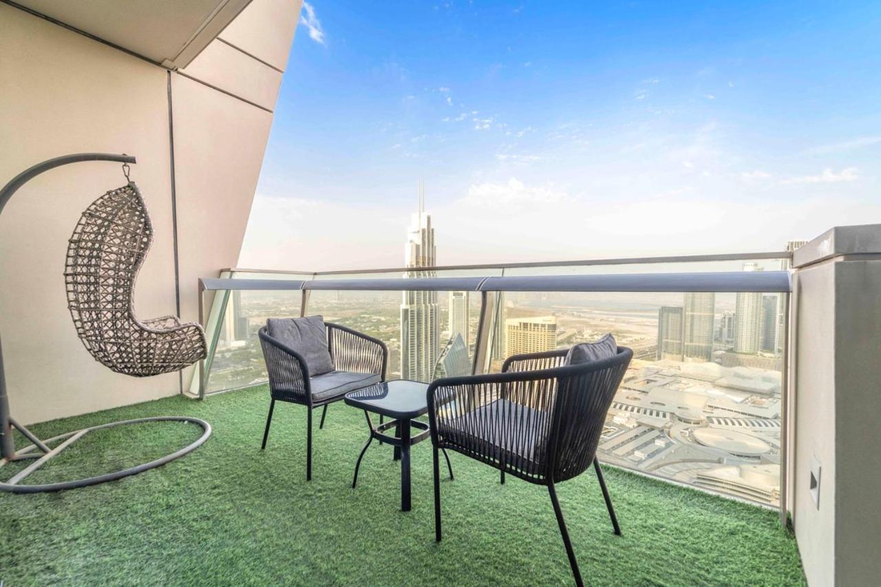 First Class 3Br With Full Burj Khalifa And Fountain View Dubai Luaran gambar
