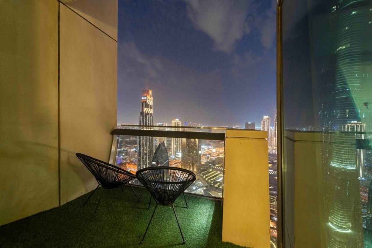First Class 3Br With Full Burj Khalifa And Fountain View Dubai Luaran gambar