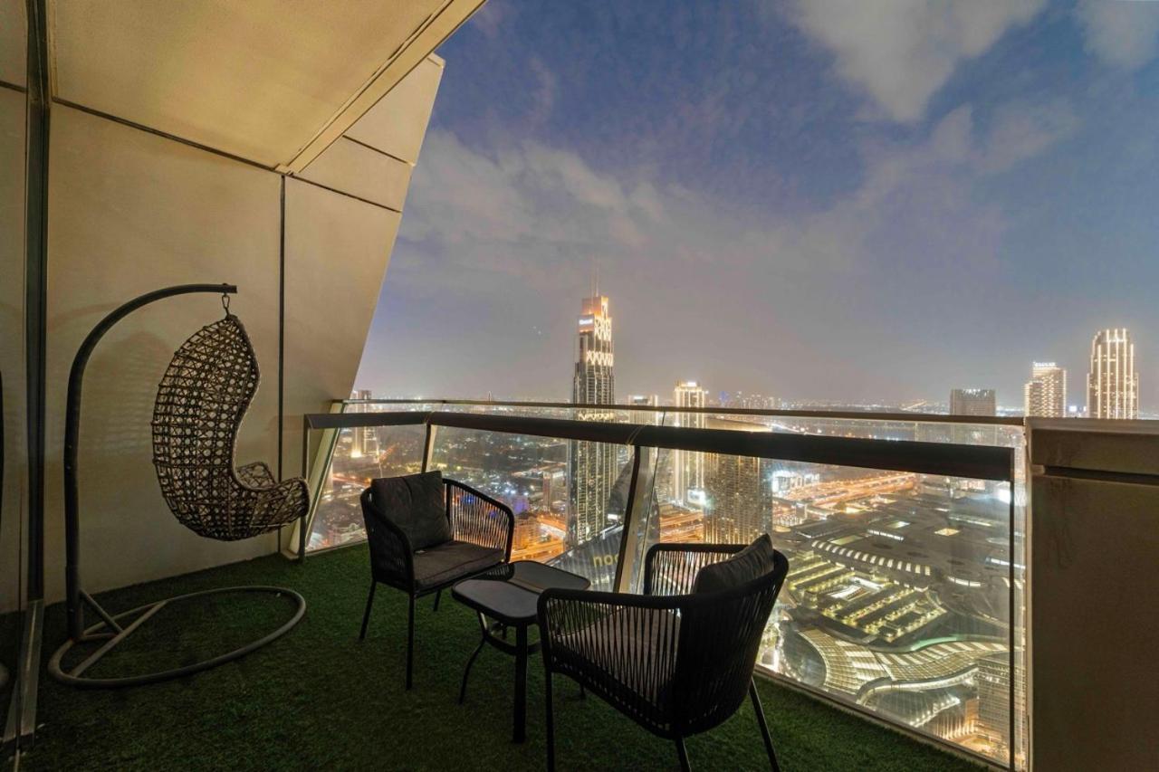 First Class 3Br With Full Burj Khalifa And Fountain View Dubai Luaran gambar